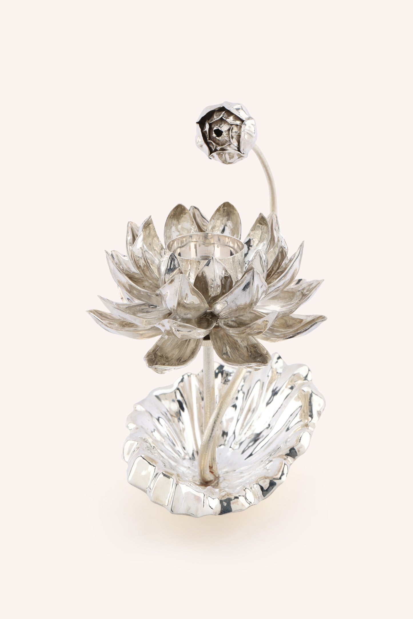 Lotus Bloom Candle Stand