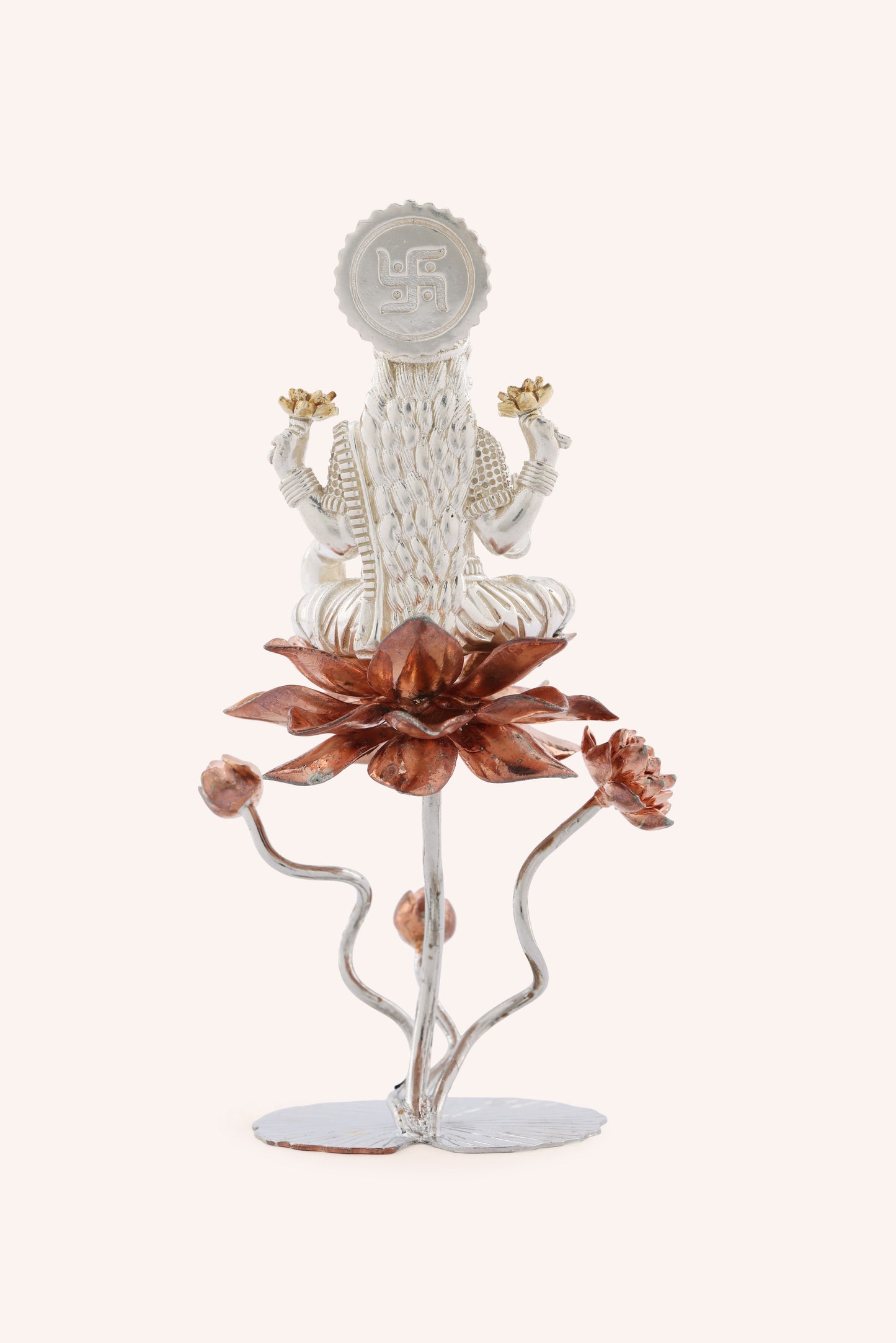 Goddess Lakshmi Idol on Lotus