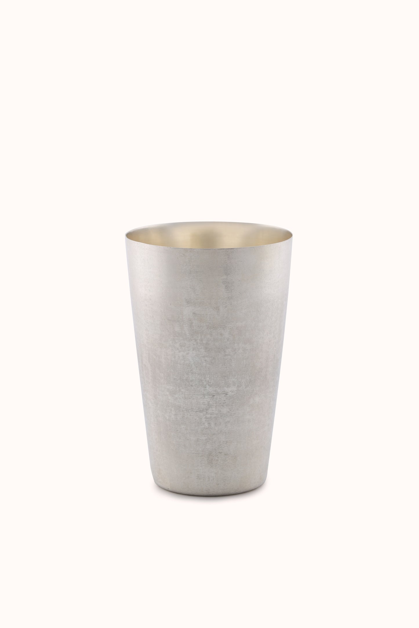 Matte Brushed Silver Cocktail Shaker