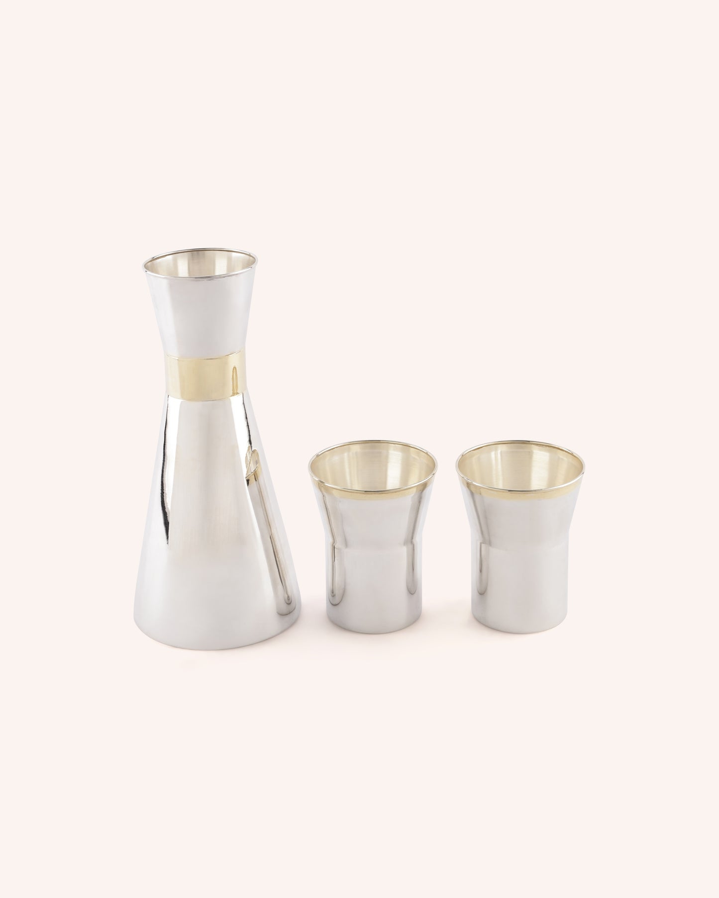 Polished Silver Jug Set