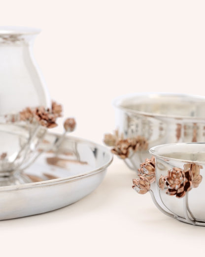 Lotus Puja Thali Set