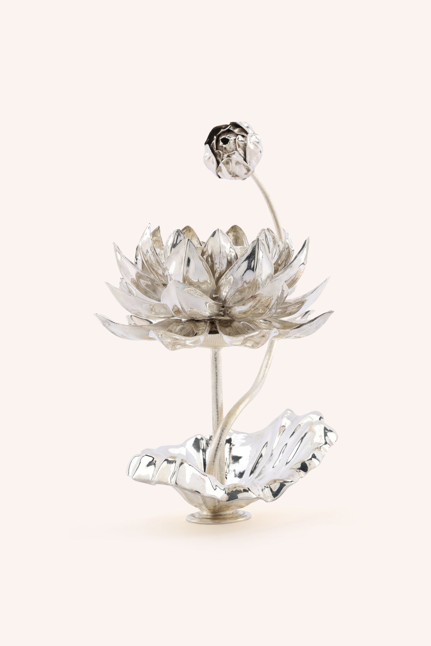 Lotus Bloom Candle Stand