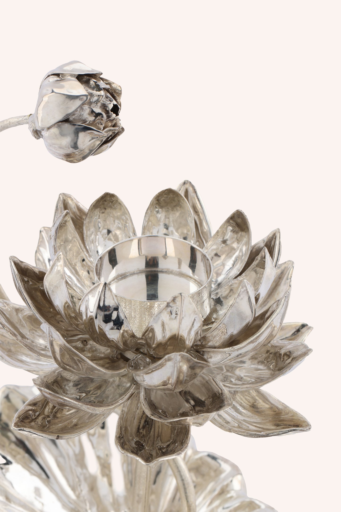 Lotus Bloom Candle Stand