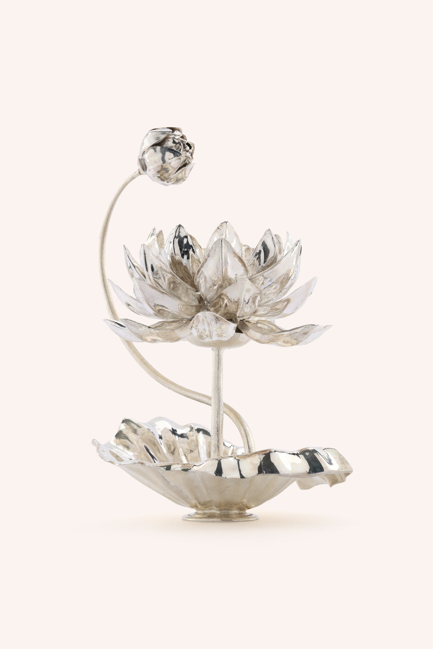 Lotus Bloom Candle Stand