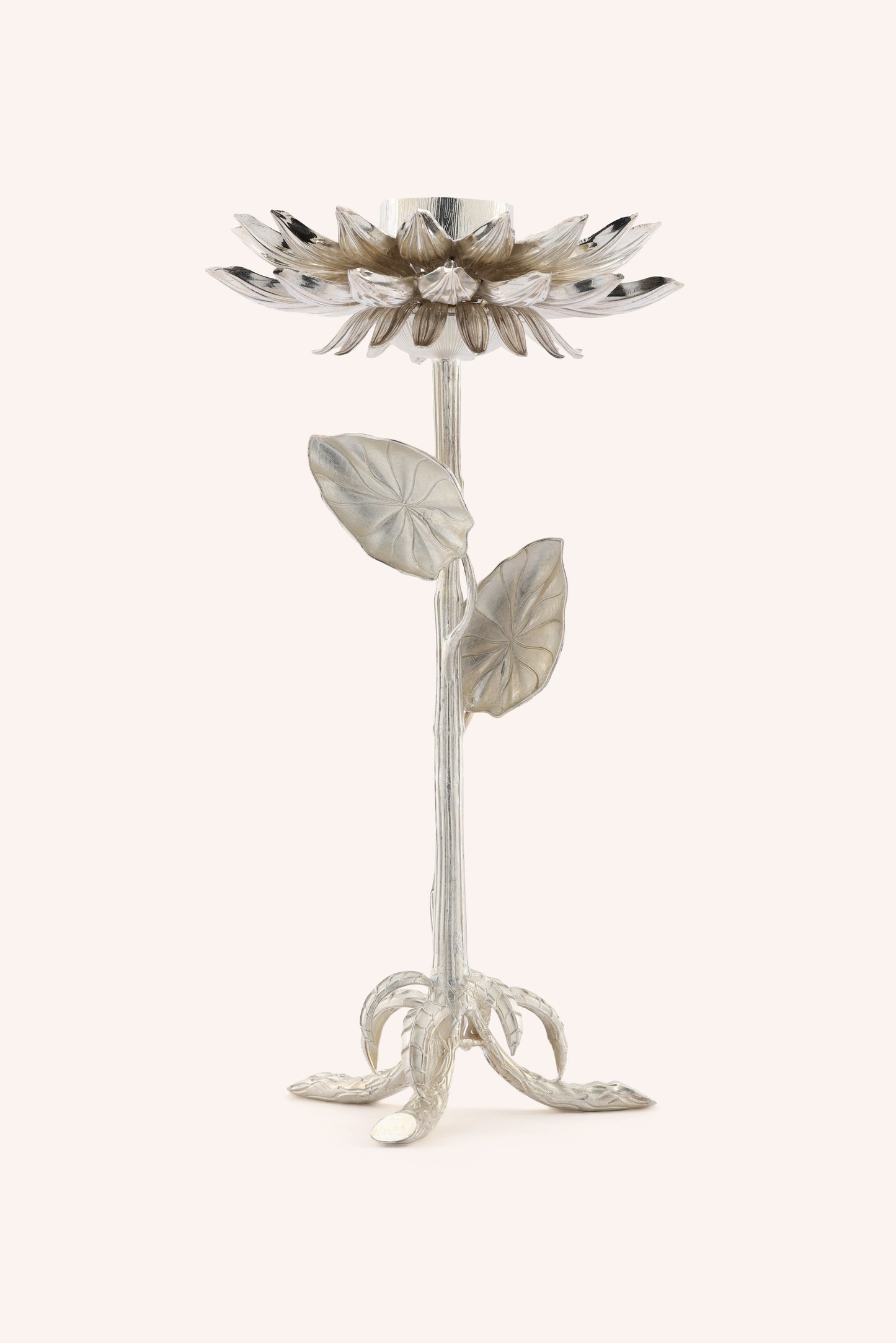 Sunflower Leaf Candle Stand