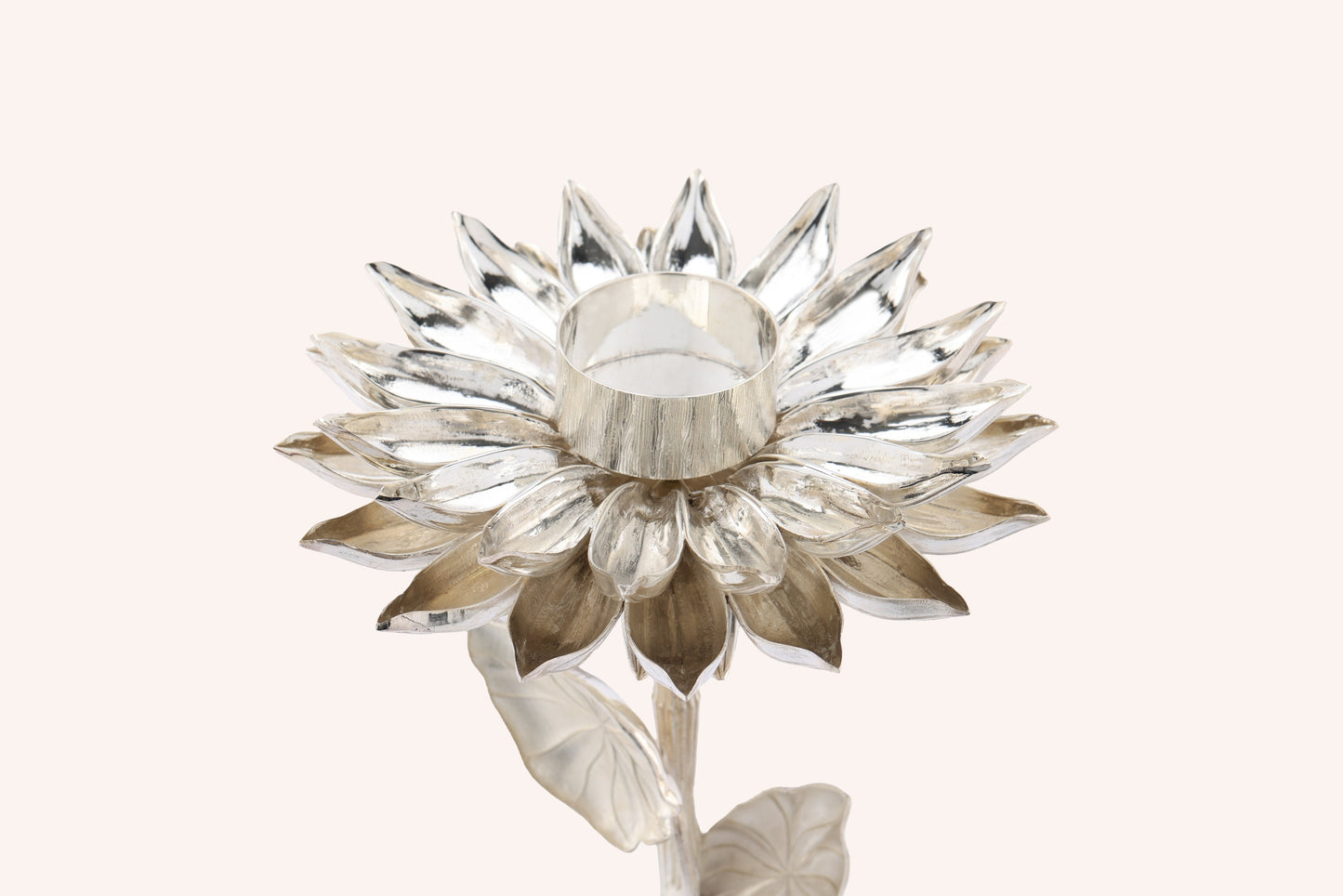 Sunflower Leaf Candle Stand