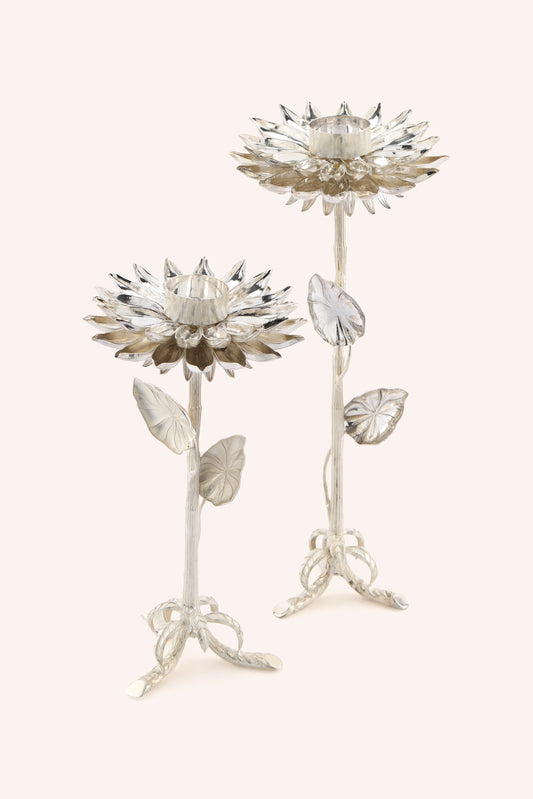 Sunflower Leaf Candle Stand