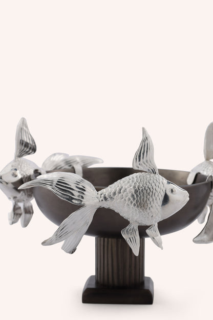 Koi Fish Serving Bowl