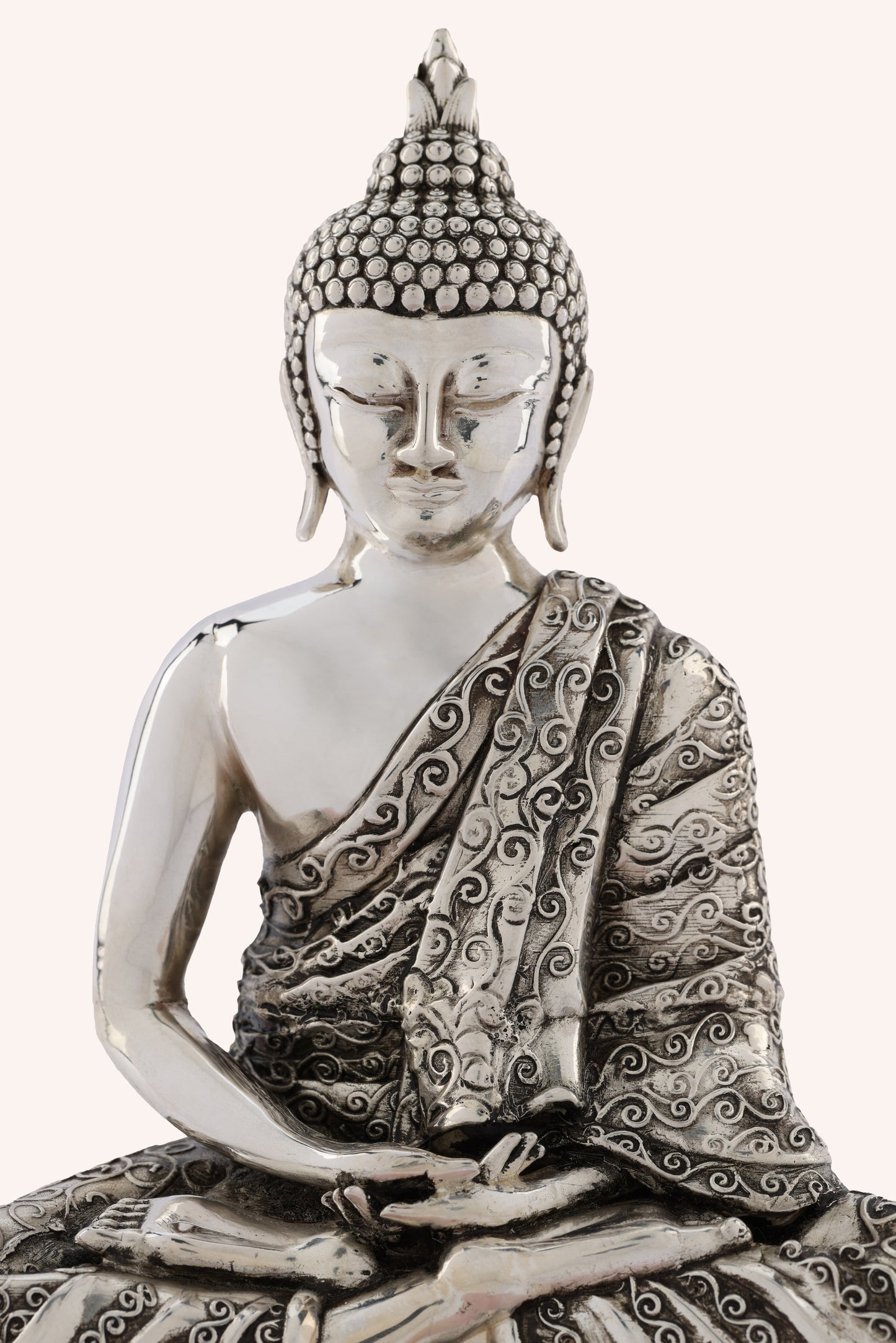 Buddha Centrepiece on Rose Quartz