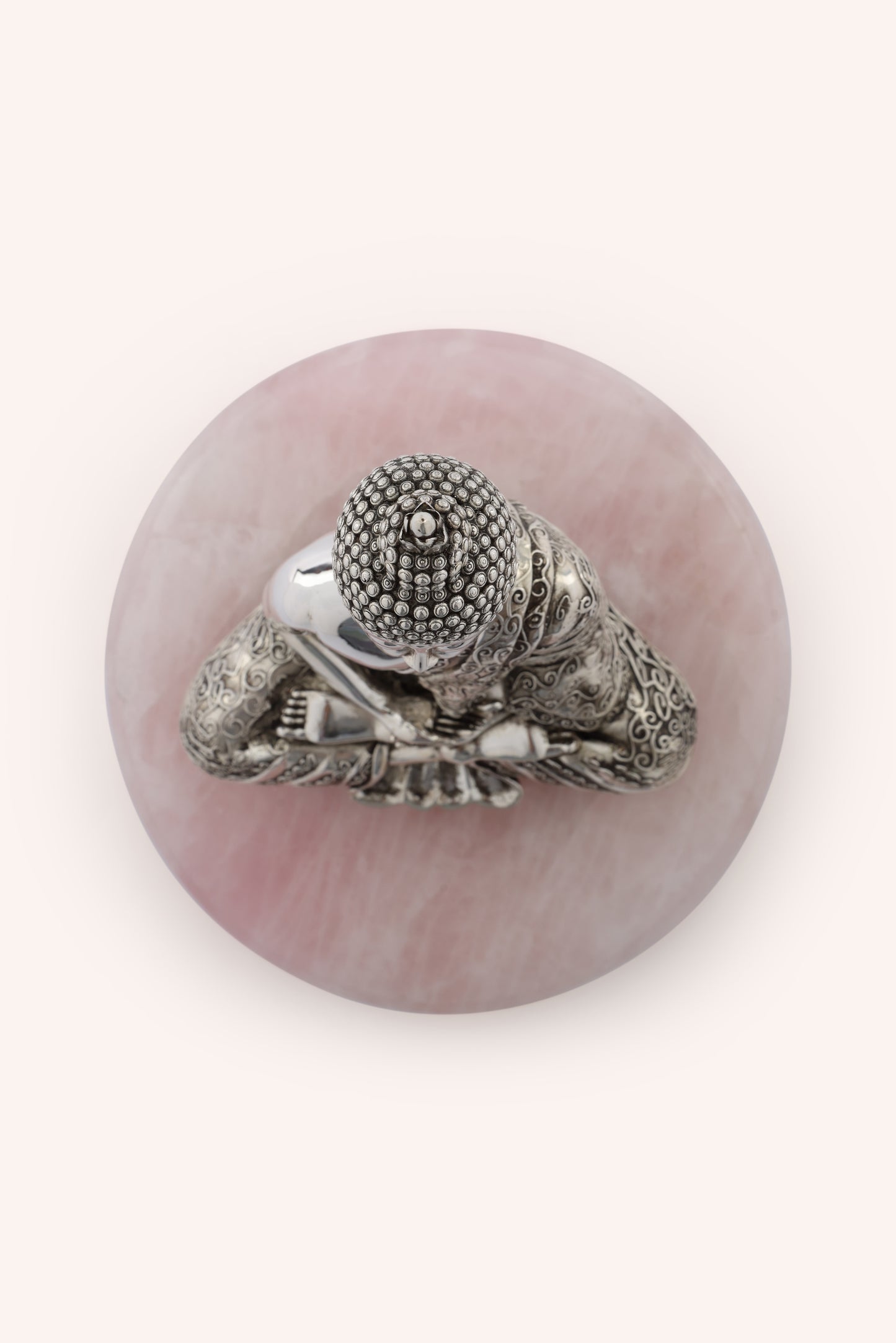 Buddha Centrepiece on Rose Quartz