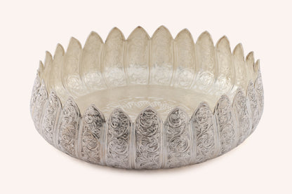 Lotus Motif Silver Urli