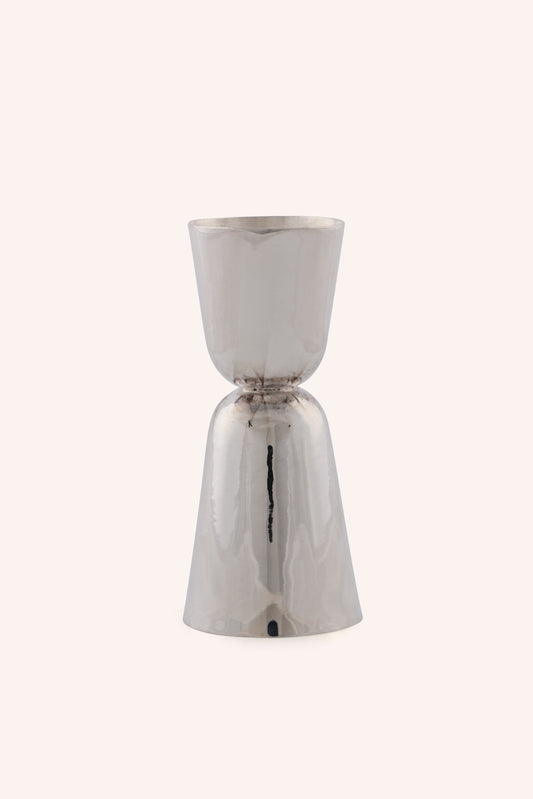 High-Polish Silver Cocktail Jigger