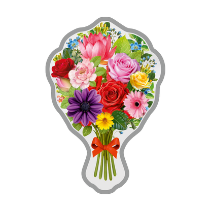 Bouquet of Flower 50gm Silver Coin