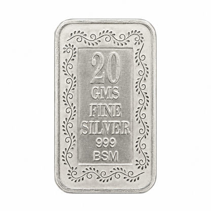 Rose 20gm Silver Coin | Limited to 1 piece | 999 Pure