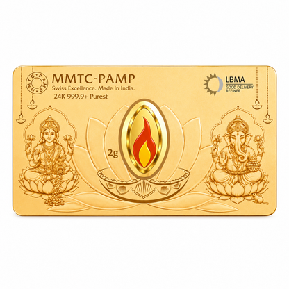 2gm Diwali Jyoti Coloured Purest 24k (999.9+)
