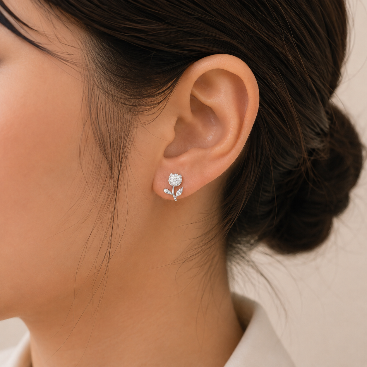 Rose Bloom Earrings