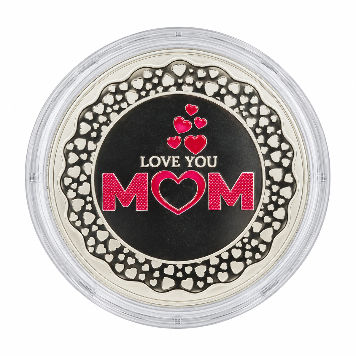 Love you mom 20gm Silver Coin