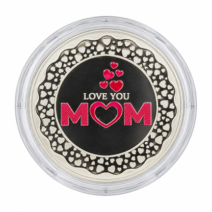 Love you mom 20gm Silver Coin