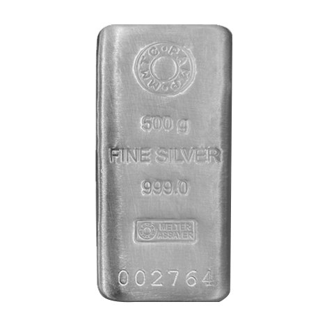 500 Gram Silver Bar