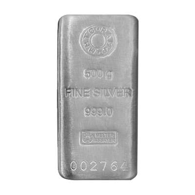 500 Gram Silver Bar