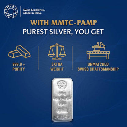 500 Gram Silver Bar