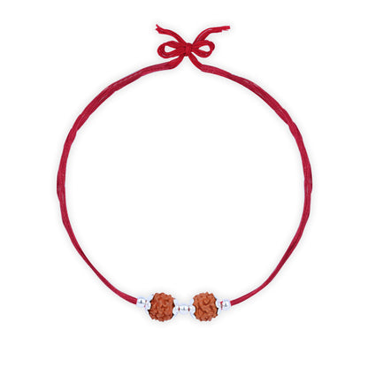 Dual Rudhraksha Rakhi