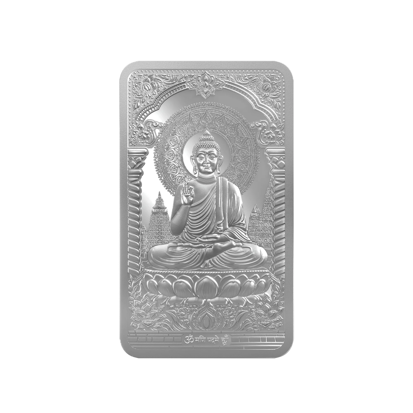 Lord Buddha 50gm Silver Bar