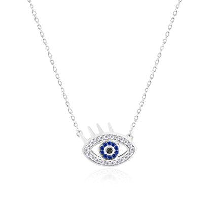 Evil Eye Studded Pendant