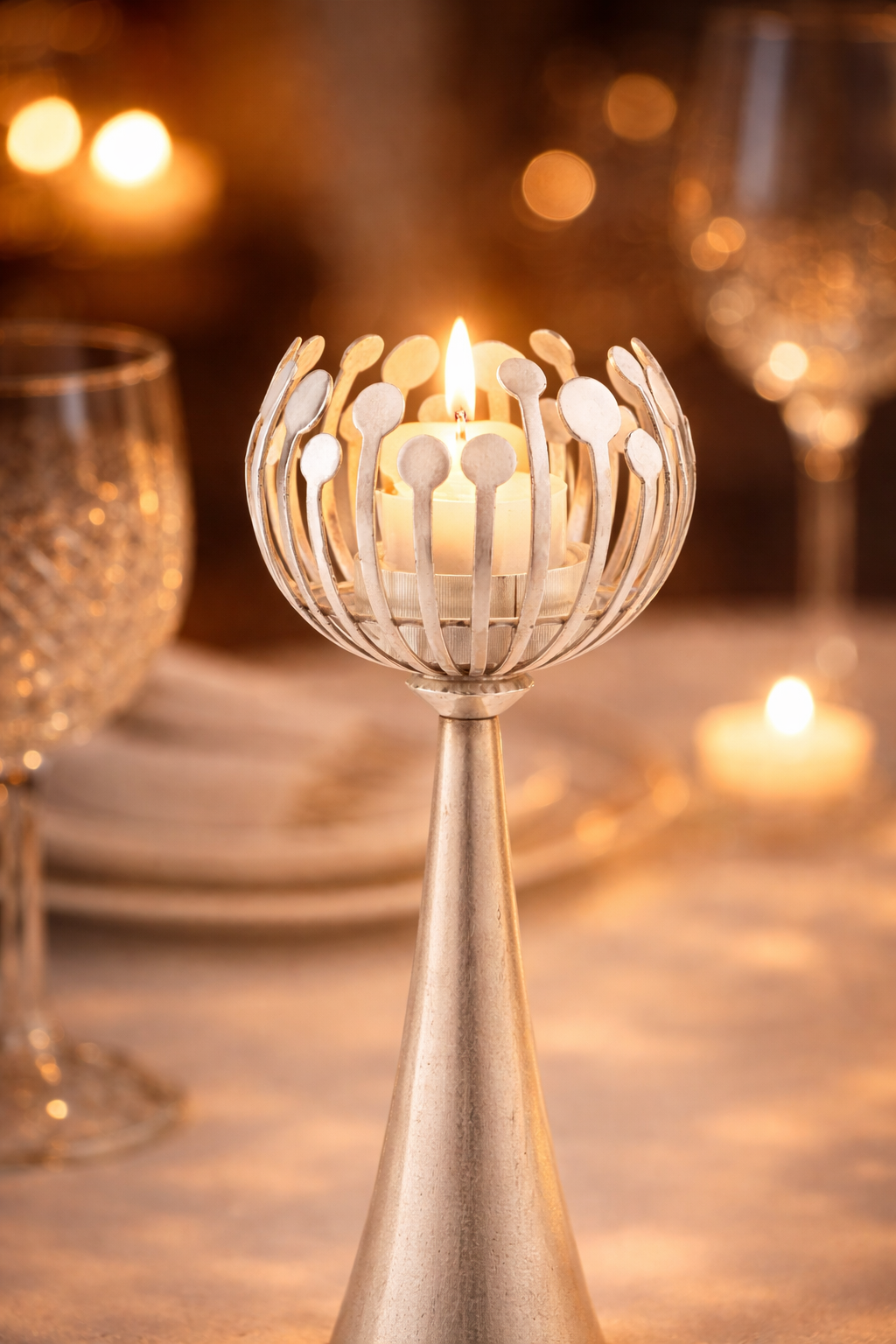 Lotus Pod Candle Stand