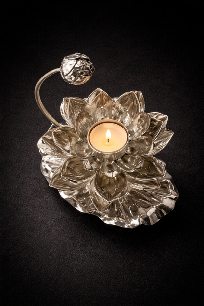 Lotus Bloom Candle Stand