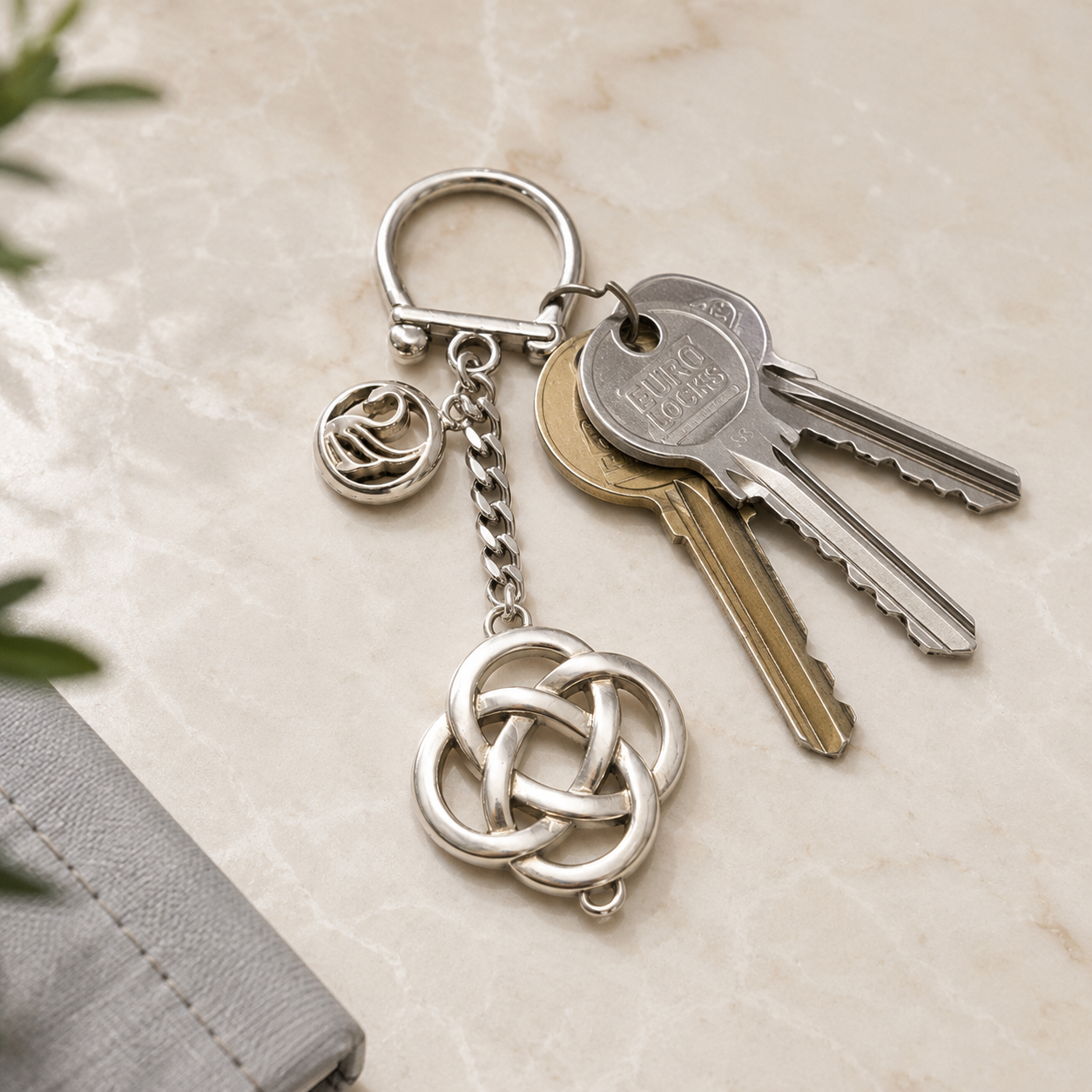 Eternal Knot Keychain