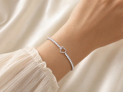 Eternal Love Tennis Bracelet