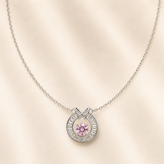 Butterfly Halo Pendant