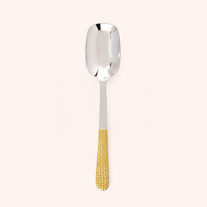 Rice Serving Spoon - Hammered Dinner Set