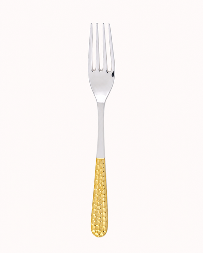 Dinner Fork  - Hammered Dinner Set