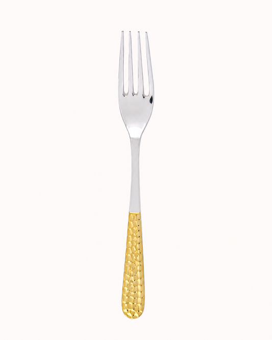 Dinner Fork  - Hammered Dinner Set
