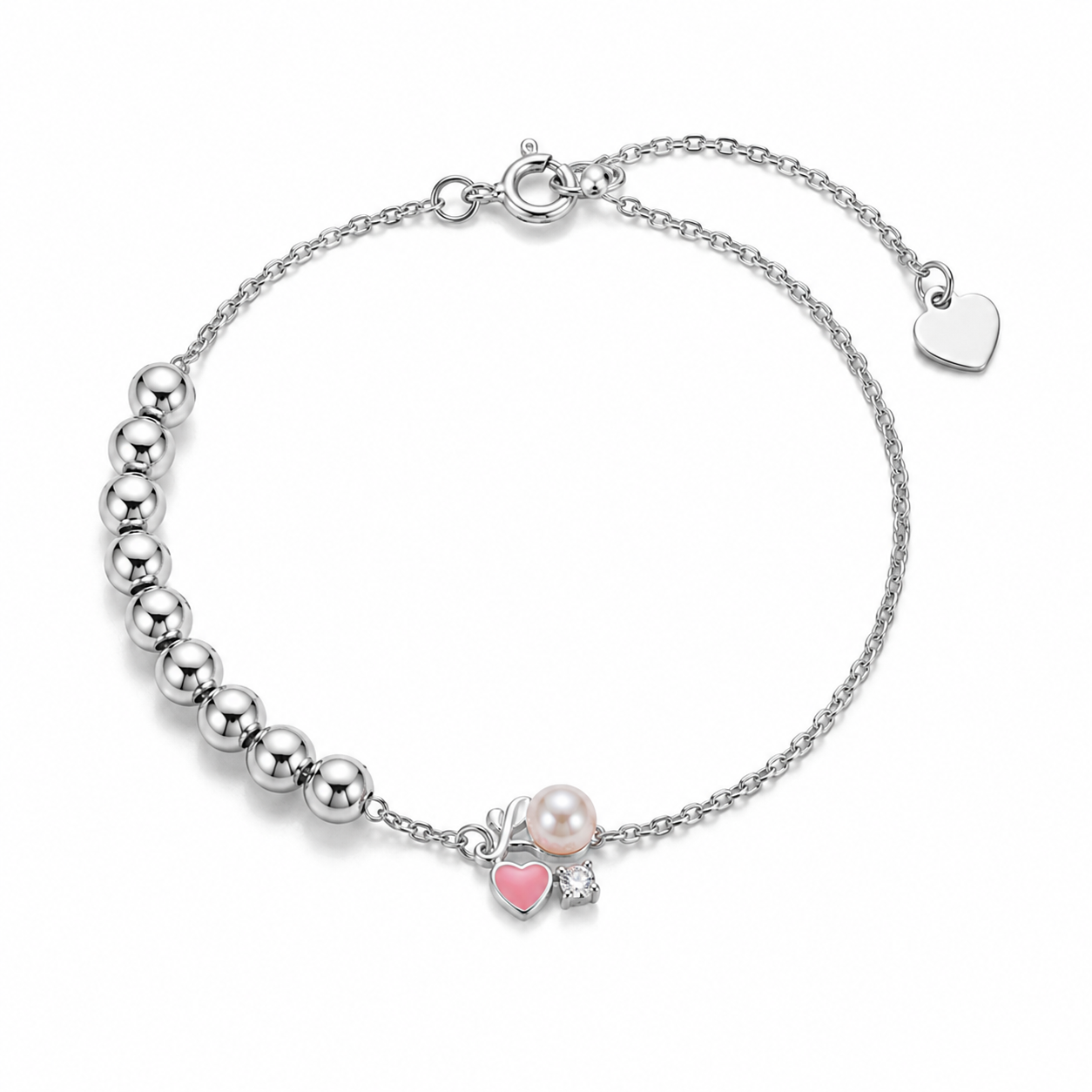 Blush Heart Bracelet