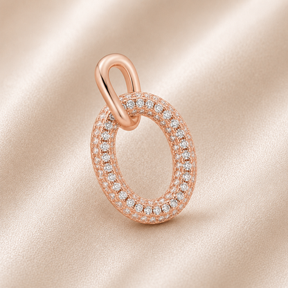 Oval Halo Earrings