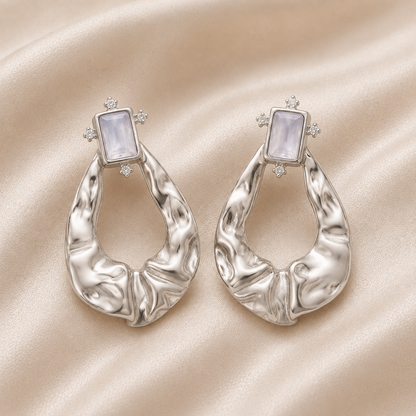 Artisan Silver Drop Earrings
