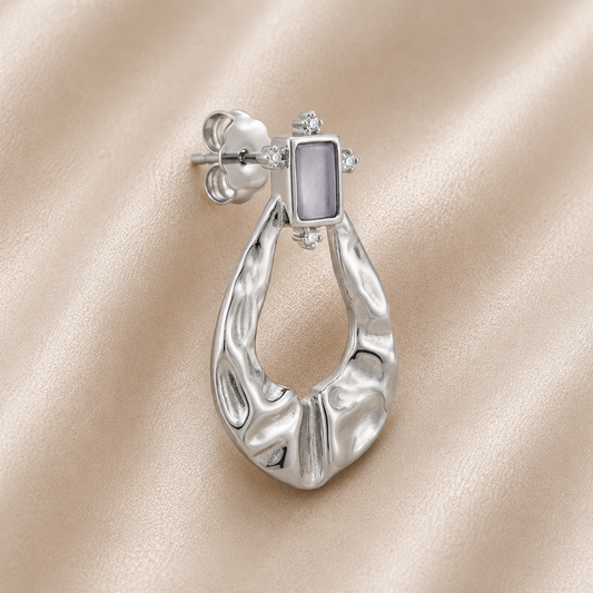 Artisan Silver Drop Earrings