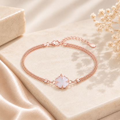 Rose Gold Celestial Pearl Bracelet