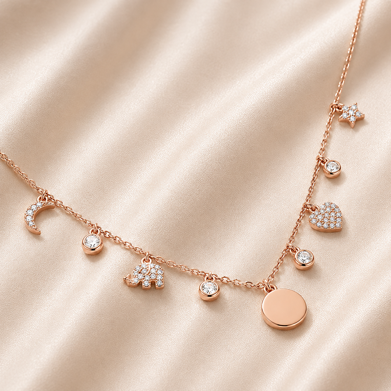 Celestia Charm Necklace