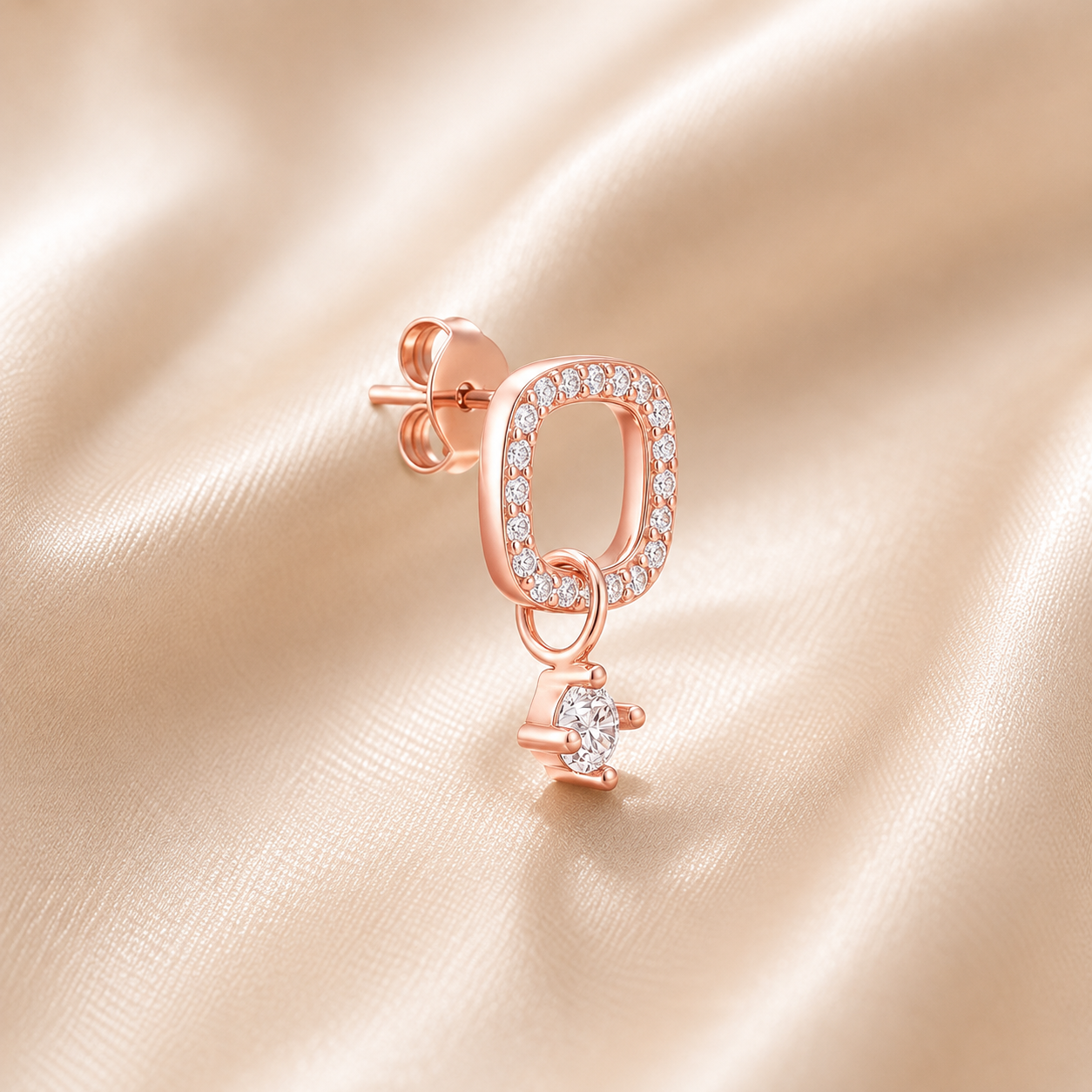 Aurelle Drop Stud Earrings