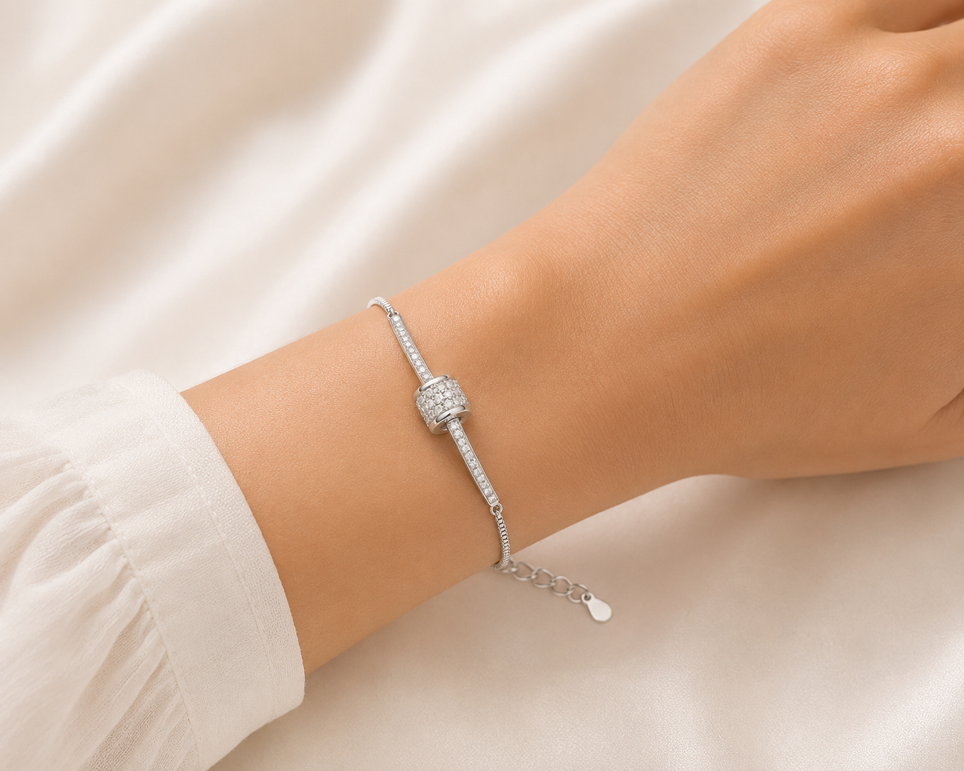 Serena Crystal Bracelet | Premium Silver & Crystal Jewellery