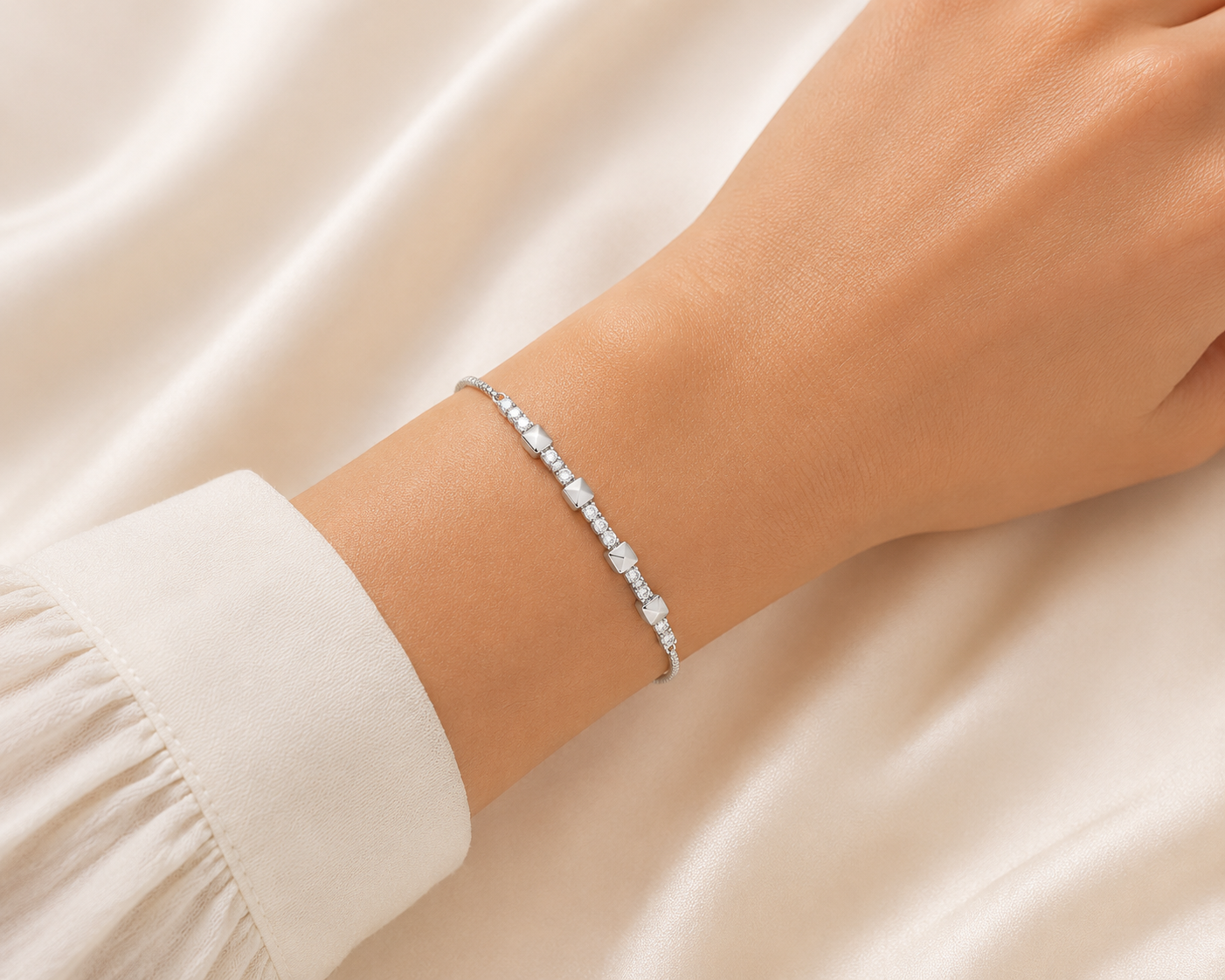 Radiance Silver Bracelet
