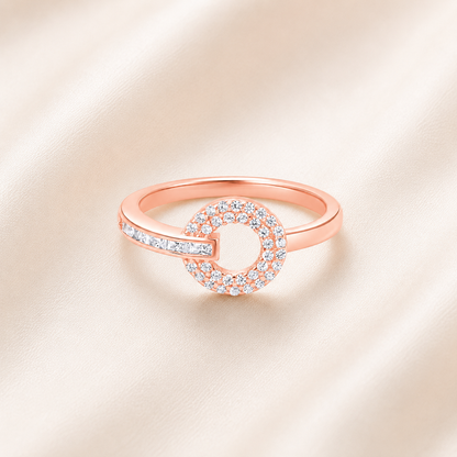 Eternal Halo Ring | Rose Gold