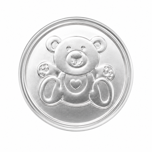 Teddy Bear Silver Coin 1 gm