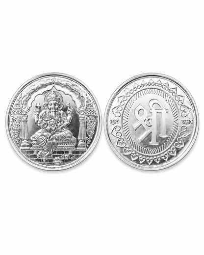 Ganesh Ji Silver Coin 5 gm