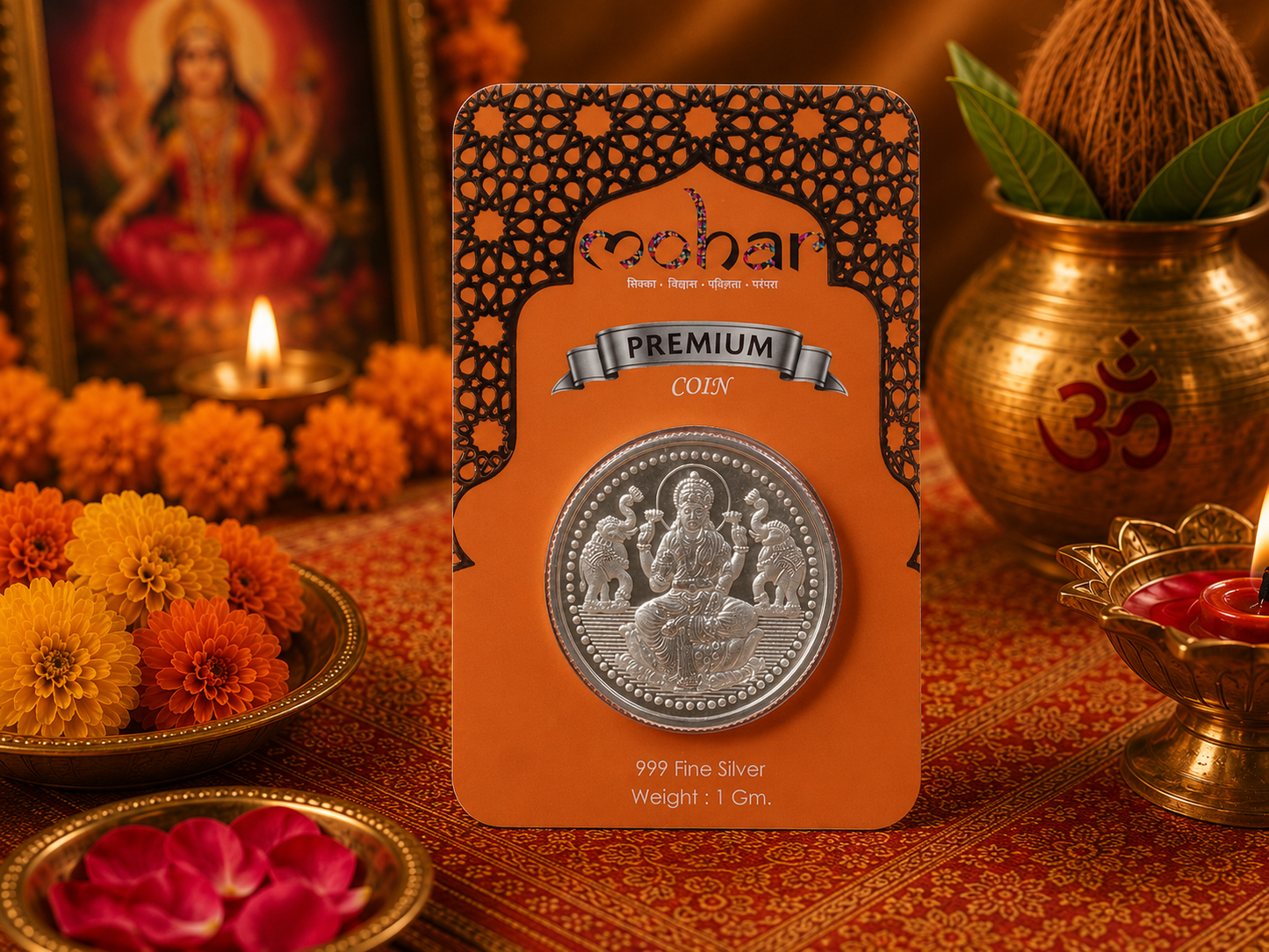 Laxmi ji Silver Coin 1 gm