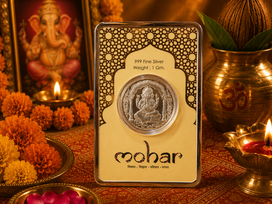 Ganesh Ji Silver Coin 1 gm